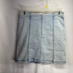 Free‎ People Denim Blue Pencil Skirt